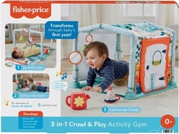 Fisher-Price salteluță de joacă 3‑în‑1 Căsuța exploratorului cu sunete