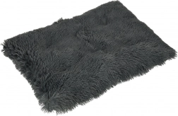 Pat pentru câini și pisici 65 × 50 cm, gri închis