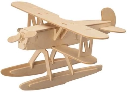 Puzzle 3D din Lemn Avionul Heinkel