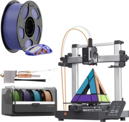 Imprimantă 3D Anycubic Kobra 3 V2 Combo cu imprimare multicolor, hotend și filament gratuit