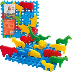Marioinex mini zoo animăluțe – set de construcție wafe 14 piese