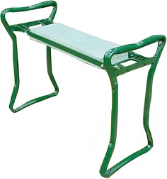 Genunchieră și scăunel de grădină din metal 59 × 27,5 × 49 cm