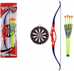 Set de jucării din plastic cu arc și săgeți TEDDIES