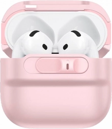 Carcasă de protecție ESR Pulse pentru AirPods 4 roz