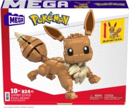 set de construcție MEGA POKÉMON jumbo Eevee 28 cm (824 piese)