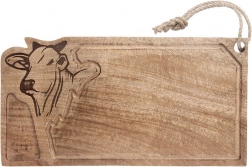 Tocător și platou de servire din lemn de mango 45 × 22 cm