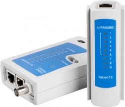 Tester pentru cabluri RJ-45, RJ-12, RJ-11 și cabluri coaxiale