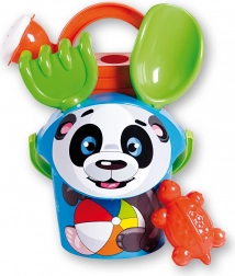 ANDRONI set pentru nisip cu motiv panda, cu stropitoare, mic - 6 piese