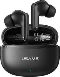 Căști wireless TWS USAMS E05 Bluetooth 6.0 negre