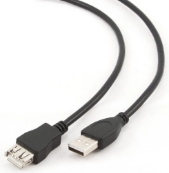 Cablu prelungitor USB 2.0 AM–AF 4,5 m negru