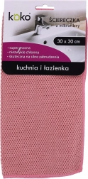 Lavetă din microfibră pentru bucătărie și baie KOKO 30×30 cm