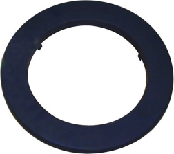 Rozetă de fum 125 mm, grosime 1,0 mm, neagră