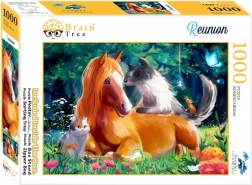 Puzzle Brain Tree Reuniunea animalelor 1000 piese