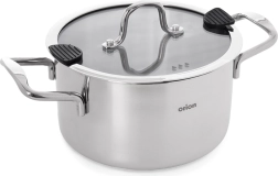 Oală din inox cu capac VENICE 22 cm, 4,3 l
