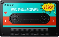 Carcasă Orico pentru HDD/SSD de 2,5", USB 3.0 5 Gb/s, USB-A la Micro‑B, neagră