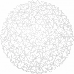 Suport rotund de hârtie pentru masă, 35 cm, alb