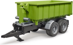 Bruder remorcă verde cu container basculant 1:16