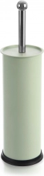 Perie de toaletă cu suport GREENISH, metalică, verde, 10 × 38,5 cm