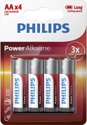 Philips Power Alkaline AA baterii 4 bucăți