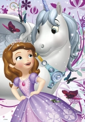 Puzzle Dino Sofia și unicornul 200 piese