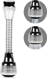 Perlator flexibil pentru robinet cu două moduri