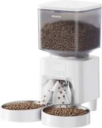 Hrănitor automat 4,5l WiFi cu două boluri pentru animale