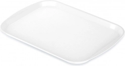 Tavă de servire din plastic alb 43,5 × 31,5 cm