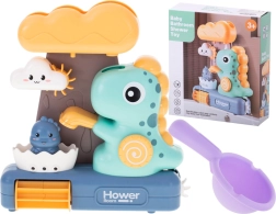 Jucărie de baie pentru copii cu dinozauri și roată