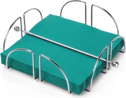 Suport din oțel pentru șervețele cu tijă de presiune 18 × 18 cm