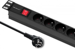 Bara de alimentare pentru RACK 1U 16A PDU 6xFRENCH 2m