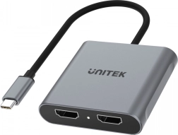 Adaptor Unitek USB-C la 2x HDMI