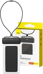 Husă impermeabilă pentru telefon Baseus AquaGlide neagră