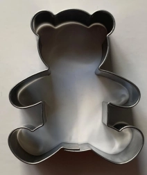 Formă de tăiat biscuiți din inox Ursuleț