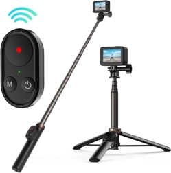 Selfie stick Telesin pentru telefoane inteligente și camere sportive