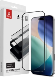 Sticlă călită 3D Armour Glass pentru cameră foto iPhone 17 Pro cu cadru de instalare