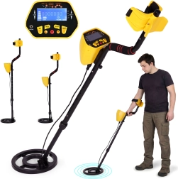Detector de metale cu afișaj LCD, 3 moduri și funcție Pinpoint