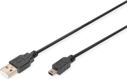 Cablu USB 2.0 A la mini USB B 5 pini 1 m negru