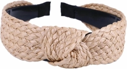 Bandă de păr din ratan cu nod decorativ