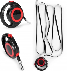 Lesă automată retractabilă pentru câini și pisici 4,2 m cu blocare