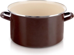 Oală emailată Brown 32 cm, 11,5 l