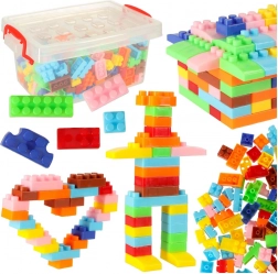 Set de construcție cu cuburi clasice 240 bucăți în cutie