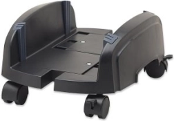 Suport mobil pentru carcasă PC, reglabil 155–255 mm, negru