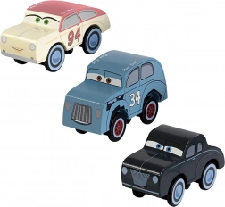 KidKraft Disney Cars – Set de 3 mașinuțe din lemn