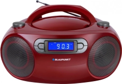 Boombox cu FM, CD, MP3, USB, AUX, ceas și alarmă