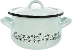 Oală emailată cu capac LOUKA 16 cm, 2,3 l