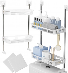 Etajeră de perete deasupra toaletei cu 2 polițe