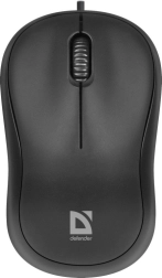 Mouse negru cu fir Defender