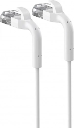 Patchcord Extralink Cat.6A U/FTP 1Gbps cablu rețea flexibil 0.5m alb