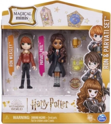 Harry Potter Magical Minis set dublu figurine Ron și Parvati cu accesorii
