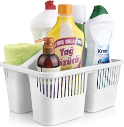 Organizer pentru detergenți Orion – coș portabil pentru produse de curățenie